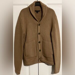 Banana Republic Tan Cardigan BUTTON UP Sweater USED LIKE NEW